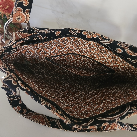 Vera Bradley EUC Y2K Brown Caffe Quilted Shoulder Bag - Picture 5 of 16